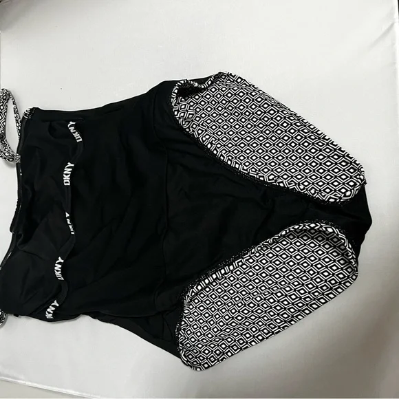 DKNY Monochrome Patterned Swimwear - Picture 9 of 9